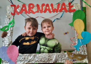 indywidualne zdjęcie w ramce karnawał 1