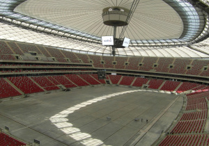 Stadion Narodowy - widok z widowni